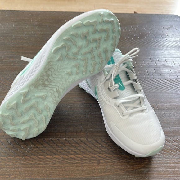 Nike React Infinity Pro 2 Golf Shoes White Mint Foam Mens Size 9.5 DJ5593-100 - Picture 5 of 6